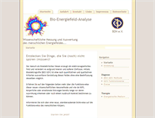 Tablet Screenshot of energiefeldmessung.de